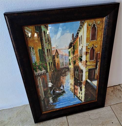 STUNNING ORIGNAL FRAMED WATER COLOUR BY ARTIST STEFANIA MARCHI!