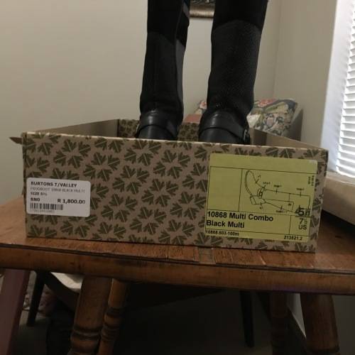 Froggies Leather Black Knee high boots