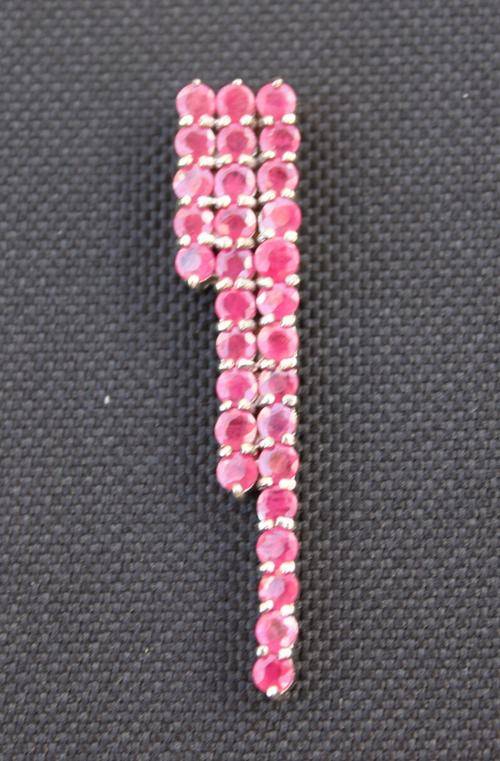 Ruby Cube Pendant