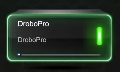 DroboPro with 8 x 1Tb HDDs