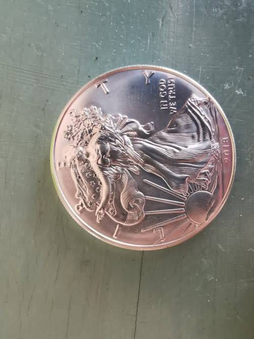Silver Eagles - in plastic capsules