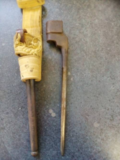 SMLE Enfield Spike Baynet with Scabbord WOW!!!!!!