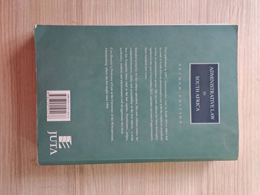 Administrative law in South Africa - Second Edition