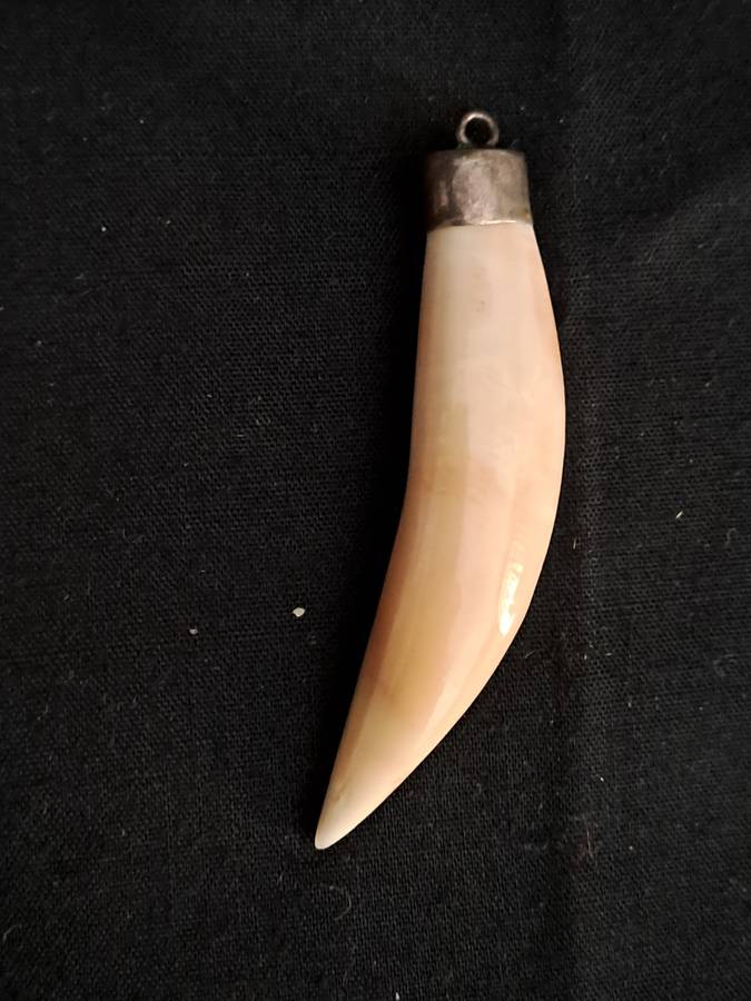 Vintage Tooth Shaped Pendant