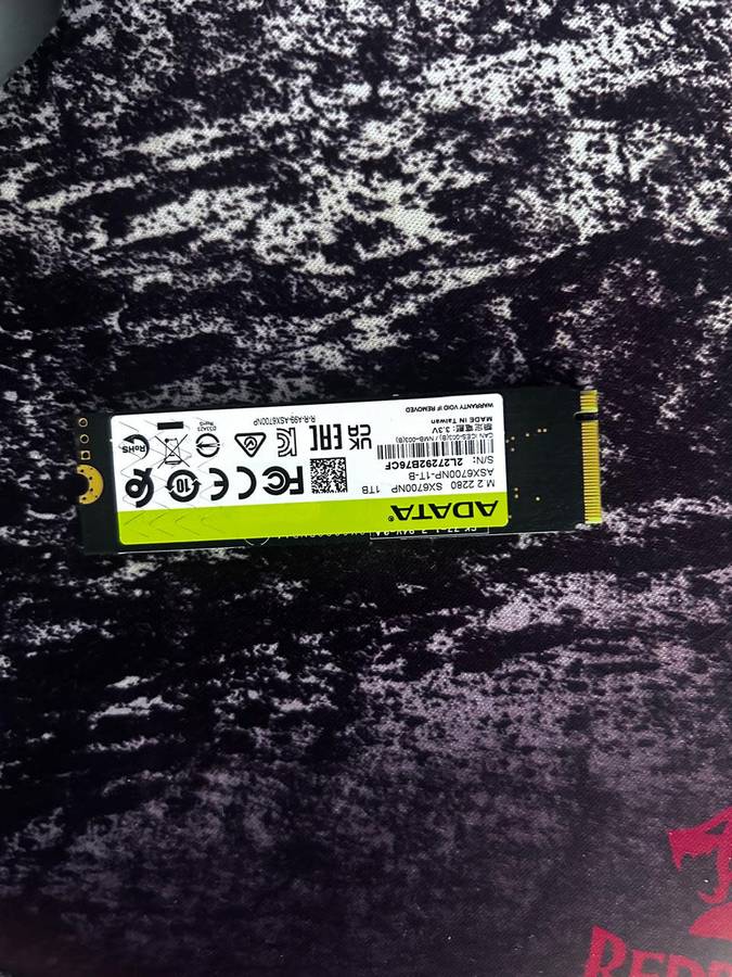 ADATA 1TB NVME SSD (READ)