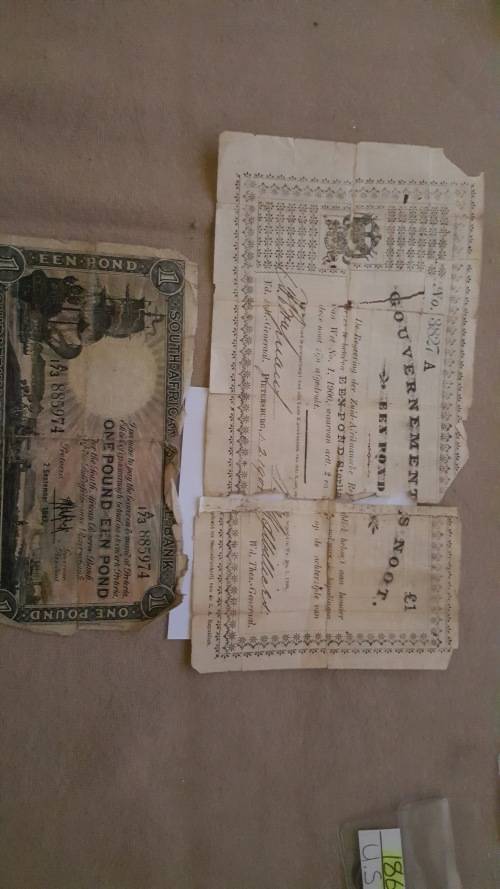ZAR 1 Pound and union 1Pound both for one bid not in good condition