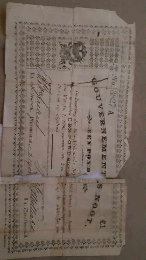 ZAR 1 Pound and union 1Pound both for one bid not in good condition