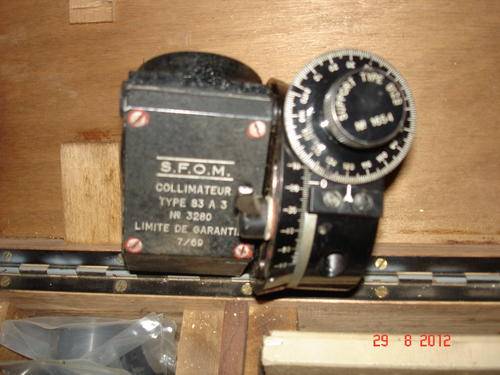 EX SAAF "BOSBOK" AIRCRAFT GUN SIGHT - COMPLETE!! BUSH WAR ERA