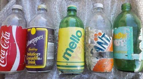 Antique coca-cola & other cool-drink Glass Bottles... Golden Oldies... Vintage