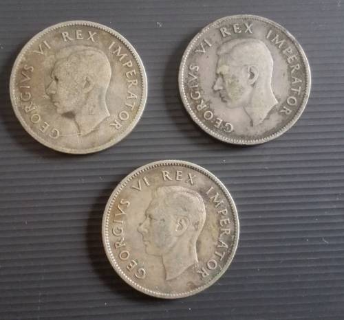 15 x SA 2 Shillings... As a lot.. Check condition