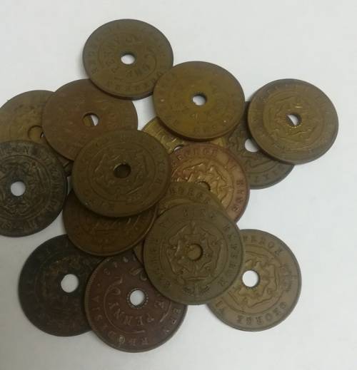 17 x Southern Rhodesia 1 Penny... As a lot