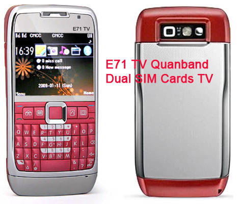 E71 DUAL SIM, JAVA, MXIT, TV, FM RADIO, BLUETOOTH, QWERTY KEYBOARD, QUAD BAND MOBILE PHONE