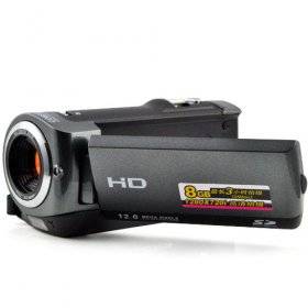 ***24 HR DELIVERY*** BEAUTIFUL BLACK -  MINI HD -  CAMCORDER -  3.0 " LCD SCREEN  - 12.0 MEGAPIXEL
