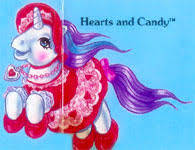 Vintage G1 My Little Pony Wear "Hearts and Candy"