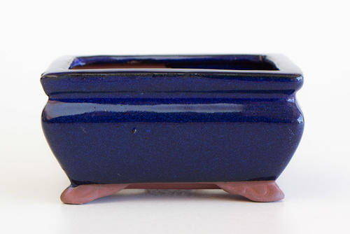 Glazed Bonsai Container, 13 x 10 x 6.5cm
