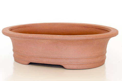 Unglazed Bonsai Container, 25 x 20.5 x 7cm