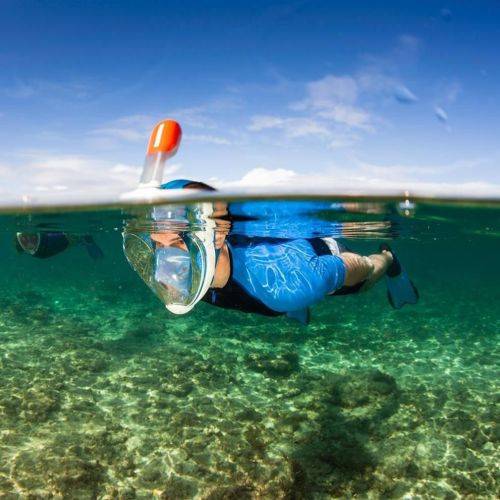 TRIBORD DECATHLON Easybreath Full Face Mask - Blue