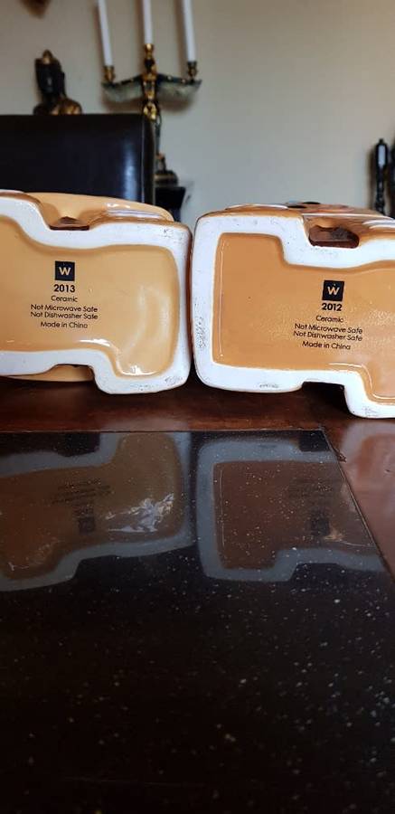 Beautiful Large Gingerbread Couple Cookie  Jars