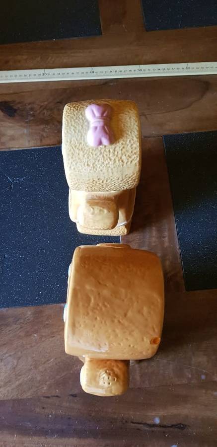 Beautiful Large Gingerbread Couple Cookie  Jars