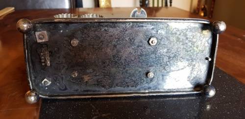 Antique Silver Cruet Set Marked