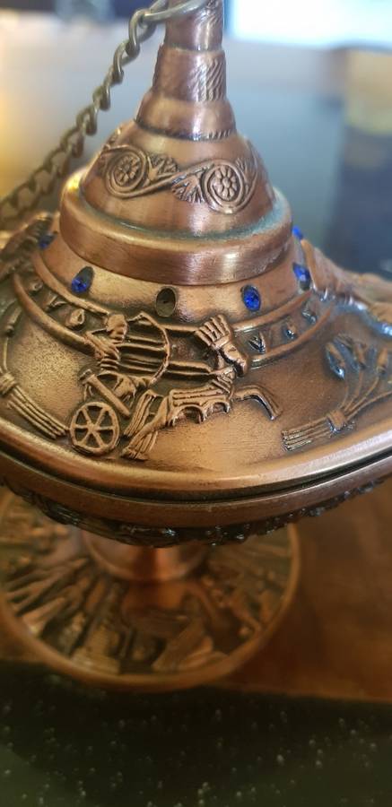 Beautiful Egyptian Oil Lamp
