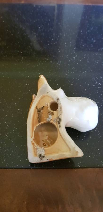 Vintage Wall Hanger Dog Figurine.