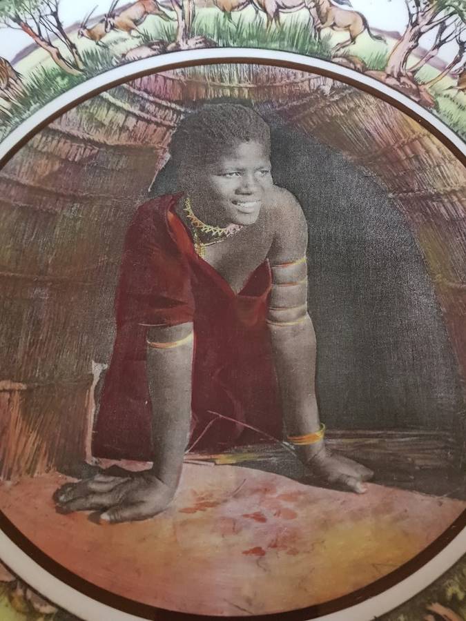 Rare Vintage Rouyal Doulton Zulu Plate. 34 cm. African Series