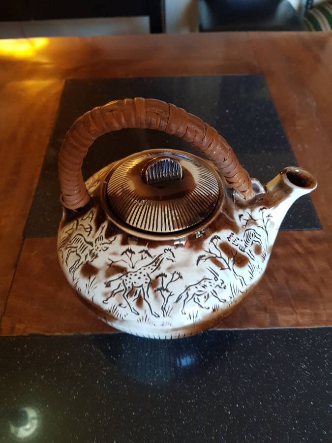 Beautiful Kruger Park African Theme Cresentware  Tea Pot