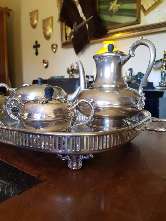 Stunning Seranco Epns Tea Set & Tray