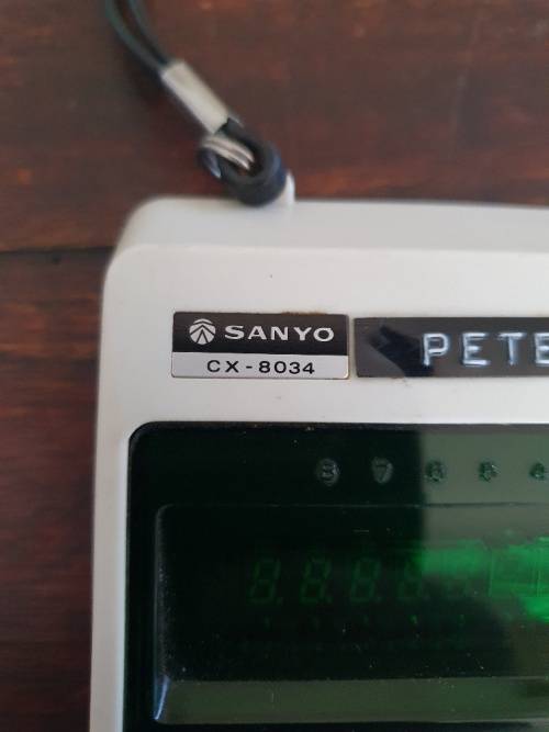 FREE SHIPPING!!! Vintage Sanyo Calculator CX-8034 Working.