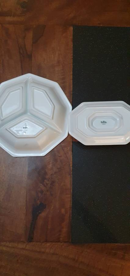 Beautiful Rosenthal Porcelain Snack Dish and Sauce Boat