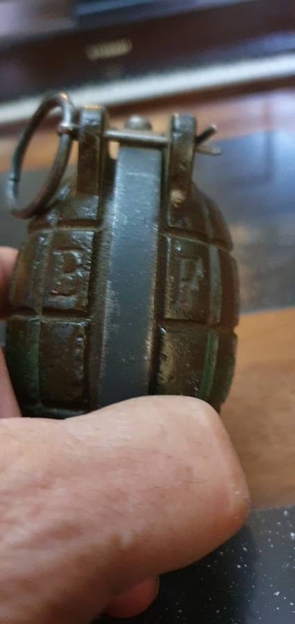Collectors Item. Deactivated Vintage E R Hand Grenade