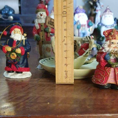 Beautiful Three Wismen Candles and Christmas Decor.