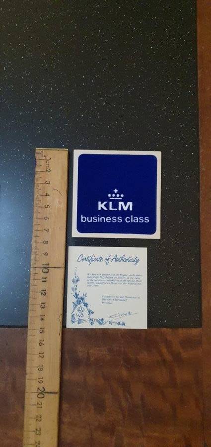 * Collectable Vintage KLM Delft Coaster Tiles.*