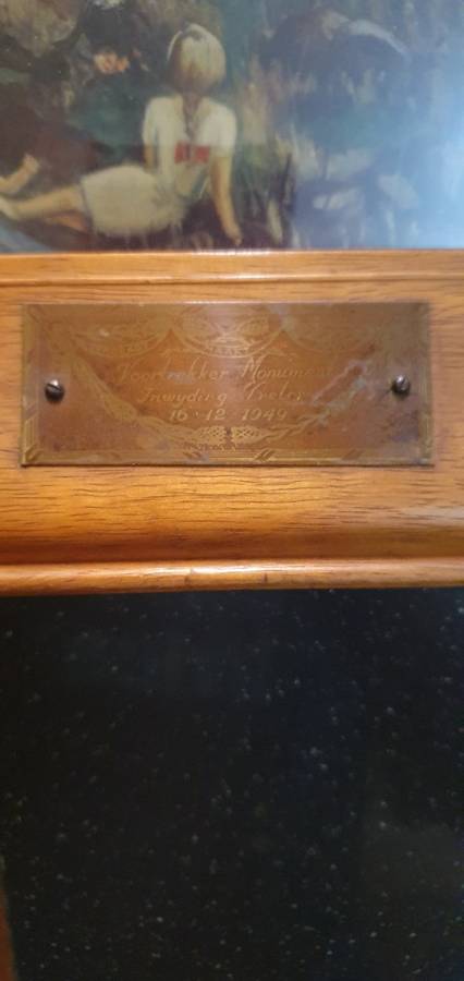 Vintage Framed Print of the Voortrekker Monument 16/12/1949