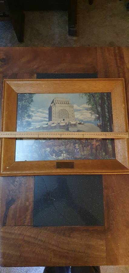 Vintage Framed Print of the Voortrekker Monument 16/12/1949