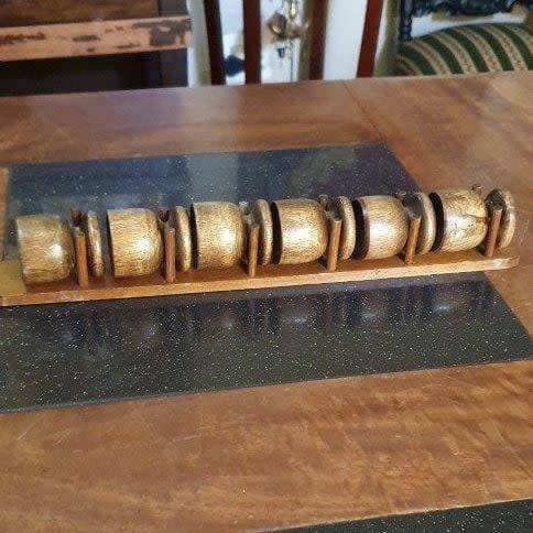 Vintage Wall Hanging Set Of Saki Cups