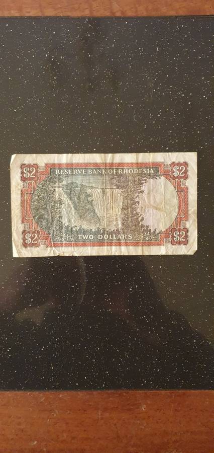 Vintage Rhodesian Banknote