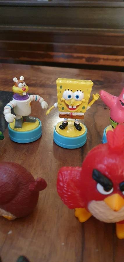 Spongebob and Friends Rubber Stamps and a few Angrybirds