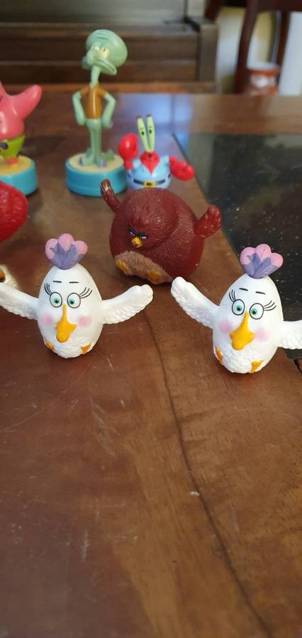 Spongebob and Friends Rubber Stamps and a few Angrybirds
