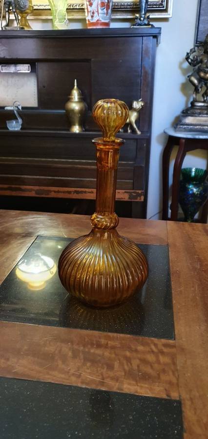 Stunning Amber Bottle