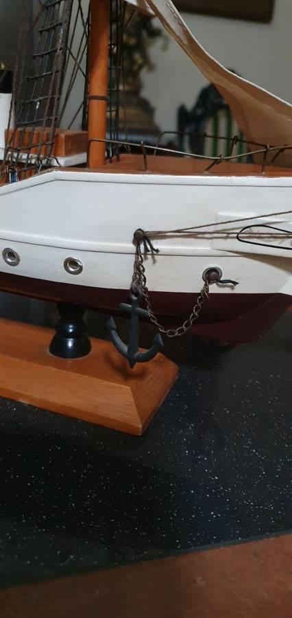 Gorgeous Sail Boat USS Cutter Eagle 1946