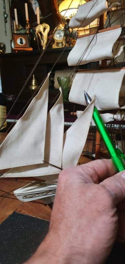 Gorgeous Sail Boat USS Cutter Eagle 1946