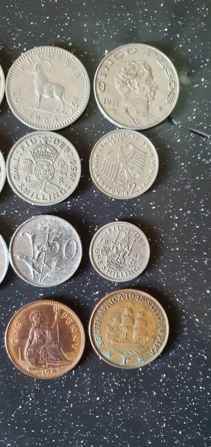 General Service Medal plus Various Collectable Coins