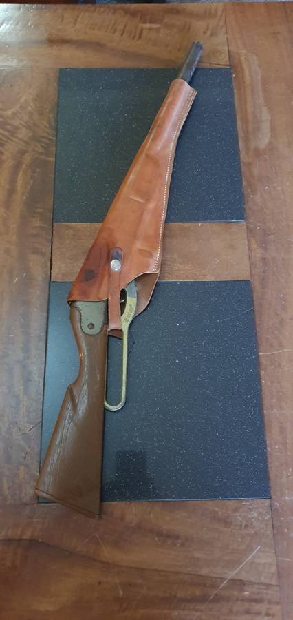 Vintage Daisey Gun Plus Leather Holster