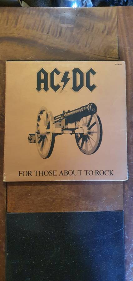 Vintage LP ACDC `For Those  About To Rock`
