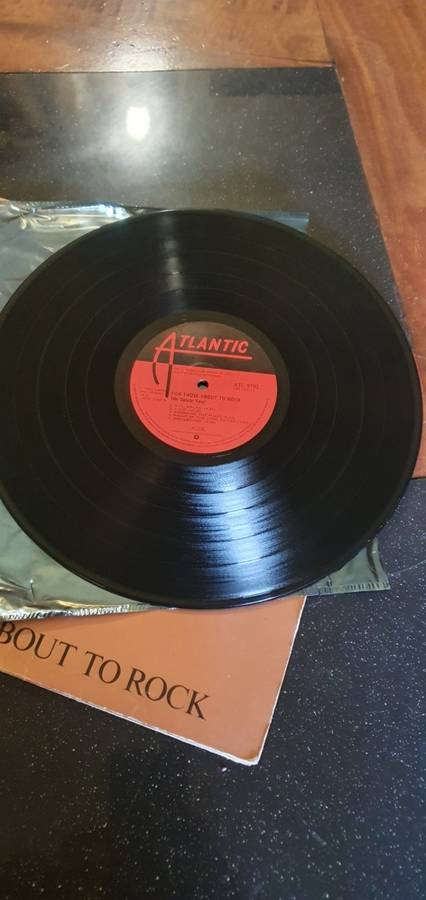 Vintage LP ACDC `For Those  About To Rock`