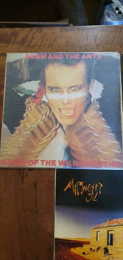 Vintage LPs Adam and The Ants, Diesel and Dust and Styx