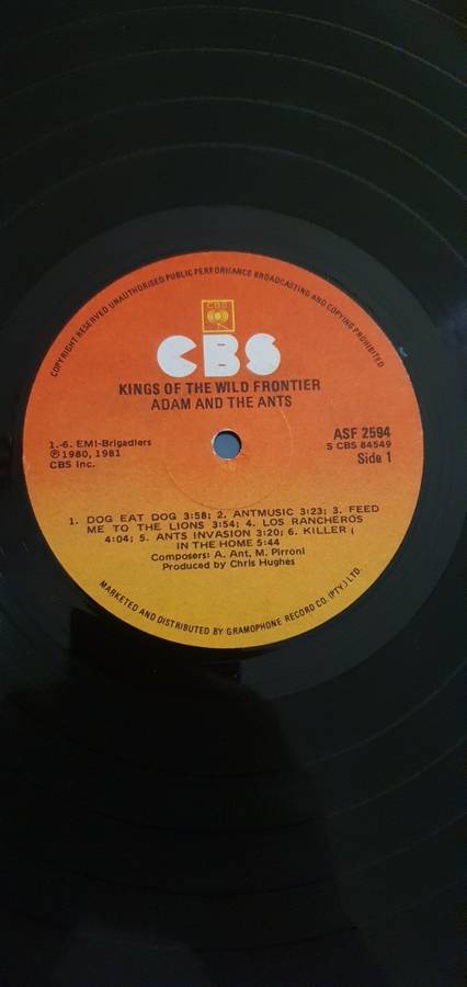 Vintage LPs Adam and The Ants, Diesel and Dust and Styx