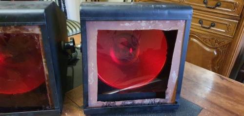 Two Square Stage Lights.